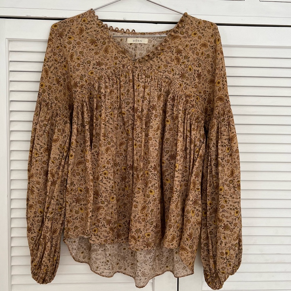 Doen Thistle Top in Jaipur XS - Extra Small